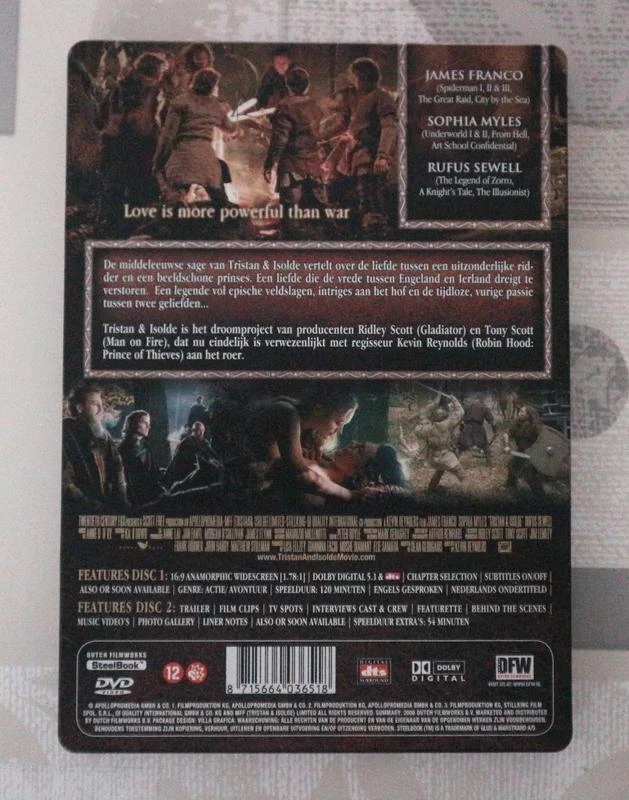 dvd Tristan & Isolde - Steelbook - 2 discos Edición Especial – photo 2